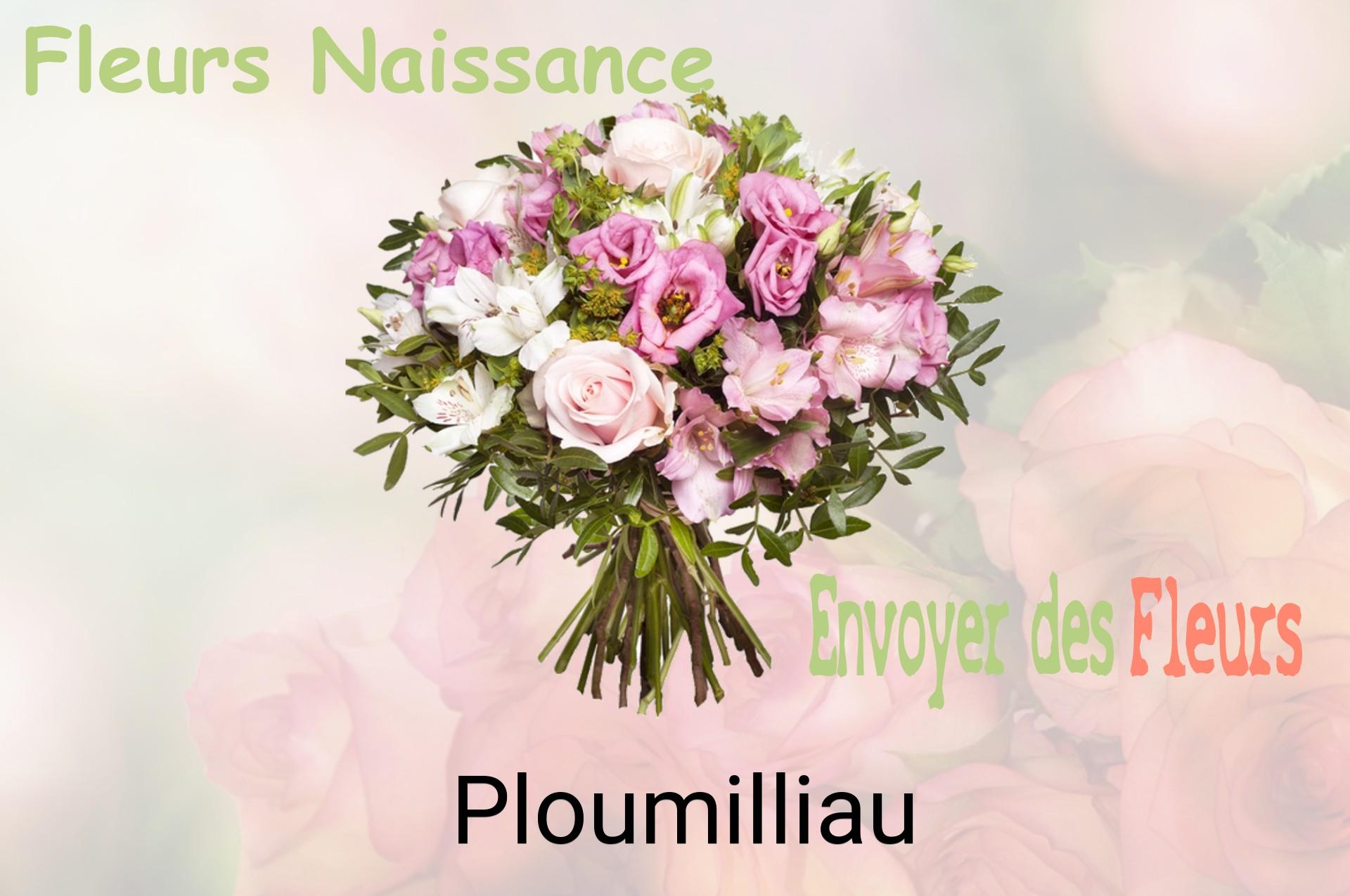 Bouquet de fleurs de naissance livré à Ploumilliau